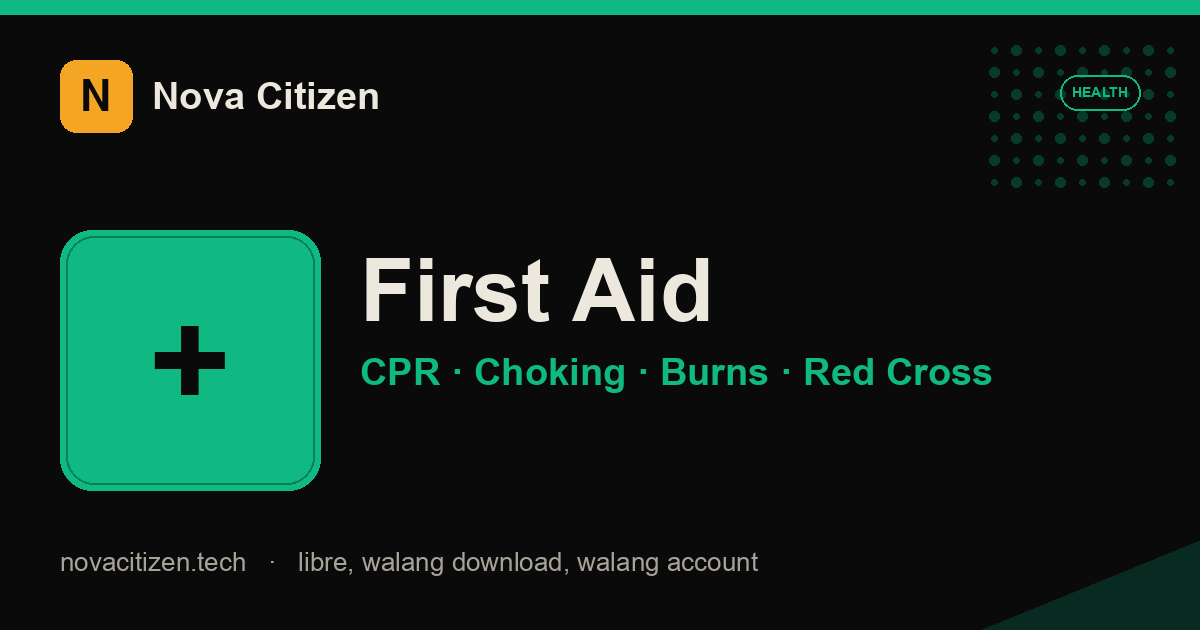 First Aid Basics — Red Cross PH (Nova Citizen)