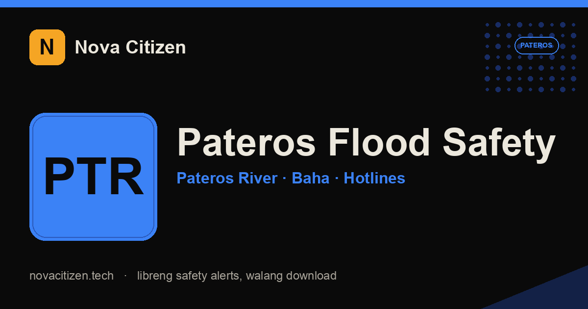 Pateros flood safety — Pateros River (Nova Citizen)